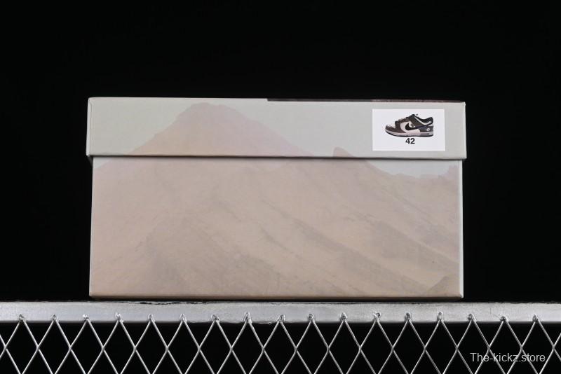 Nike Dunk Low Panda Prank Street Racing Electro Rust Distressed SB Strap Low-Top Casual Sneakers - DD1391-100