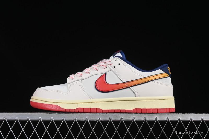 Nike SB Dunk Low Rainbow Gradient Low-Top Casual Skateboard Shoes - HV5749-110