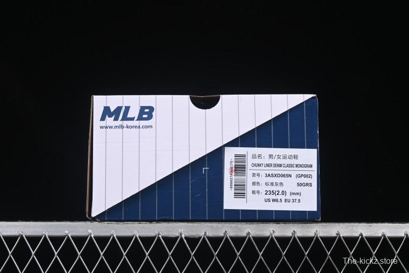 New York Yankees Chunky Liner Mid Denim Monogram Platform Sandals - 3ASXD065N50GRS