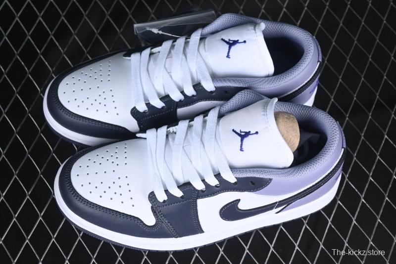 Nike Air Jordan 1 Low AJ1 Haze Purple Casual Sneakers - 553558-145
