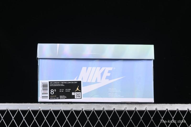 Nike Air Jordan 1 Low OG CNY AJ1 Snake Year Limited Silver Snake Low-Top Retro Basketball Shoes - HF3144-100