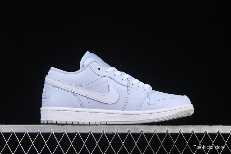 Nike Air Jordan 1 Low Casual Sneakers in Light Blue - FV8486-400