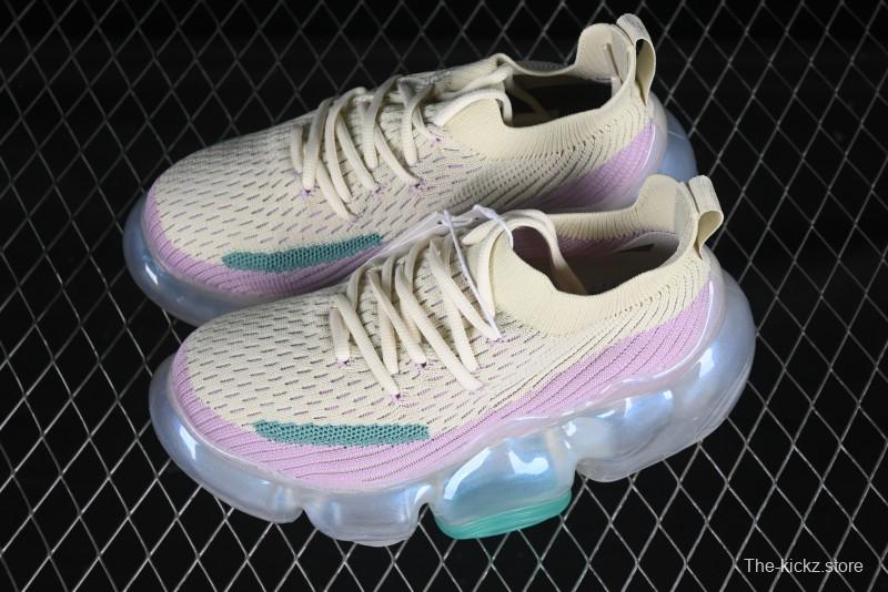 Grounds Big Bubble High Platform Sneakers in Cream Lilac - AJE5