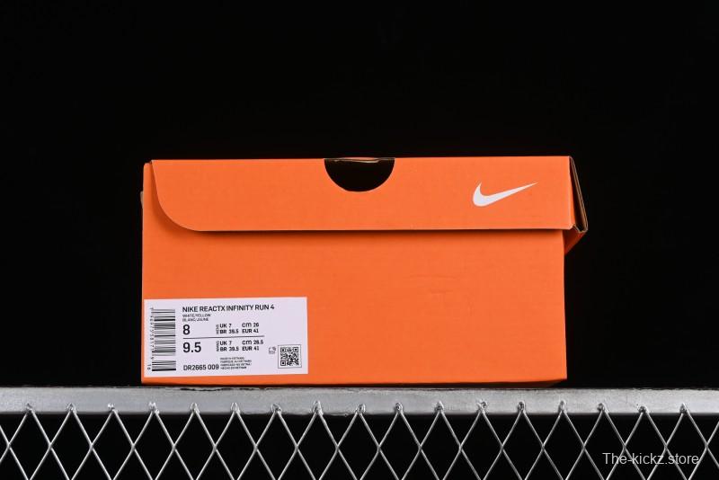 Nike ZoomX Infinity Run 4 Professional Cushioned Running Shoes with Knit Upper - DR2665-009