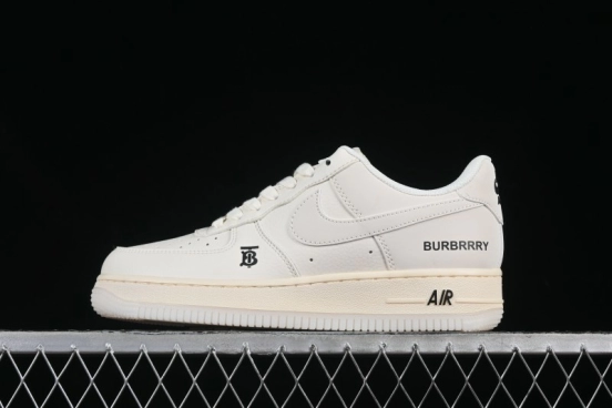 Nike Air Force 1 '07 Low Burberry Collaboration Off-White Crystal Low-Top Casual Sneakers - BB8588-226