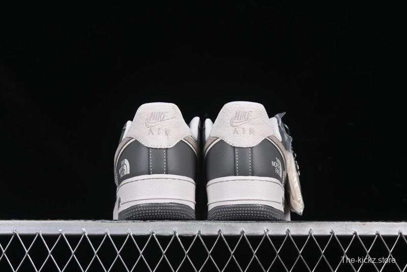 Nike Air Force 1 '07 Low North Face Collaboration Light Grey Two-Tone Low-Top Casual Sneakers - DM6688-046