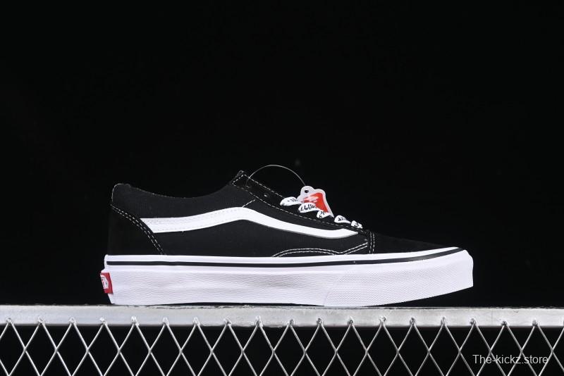 Vans Premium Old Skool Classic Black & White Low-Top Skate Shoes - VN000ZD4Y28