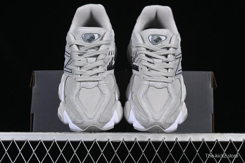 New Balance NB9060 Series Retro Casual Running Shoes with ABZORB Cushioning - U9060JGR
