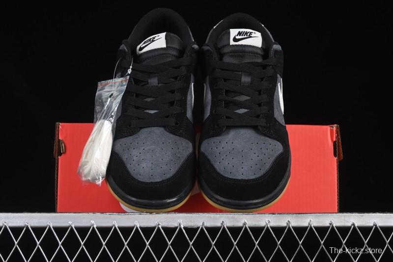 Nike Dunk Low Casual Sneakers in Black-Grey Colorway - HQ1931-001