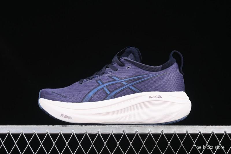Asics Gel-Nimbus 27 Retro Breathable Casual Shoes Cushioned Men's Durable Running Shoes - 1011B956-500