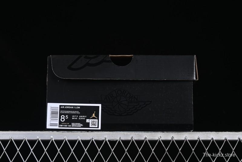 Nike Air Jordan 1 Low True Blue Retro Basketball Shoes - DM1199-140