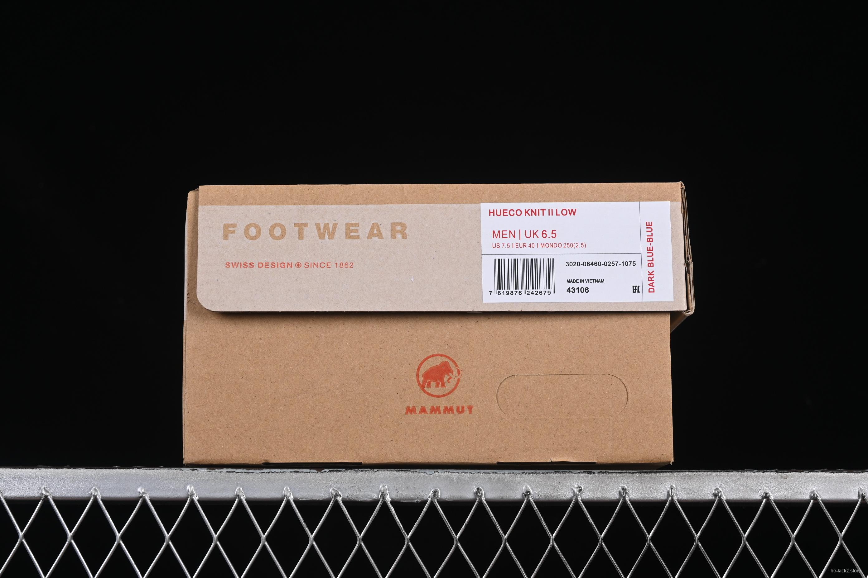 Mammut Hueco Knit II Low Hiking Shoes with Cushioning Anti-Slip and Wear-Resistant Design - 43106