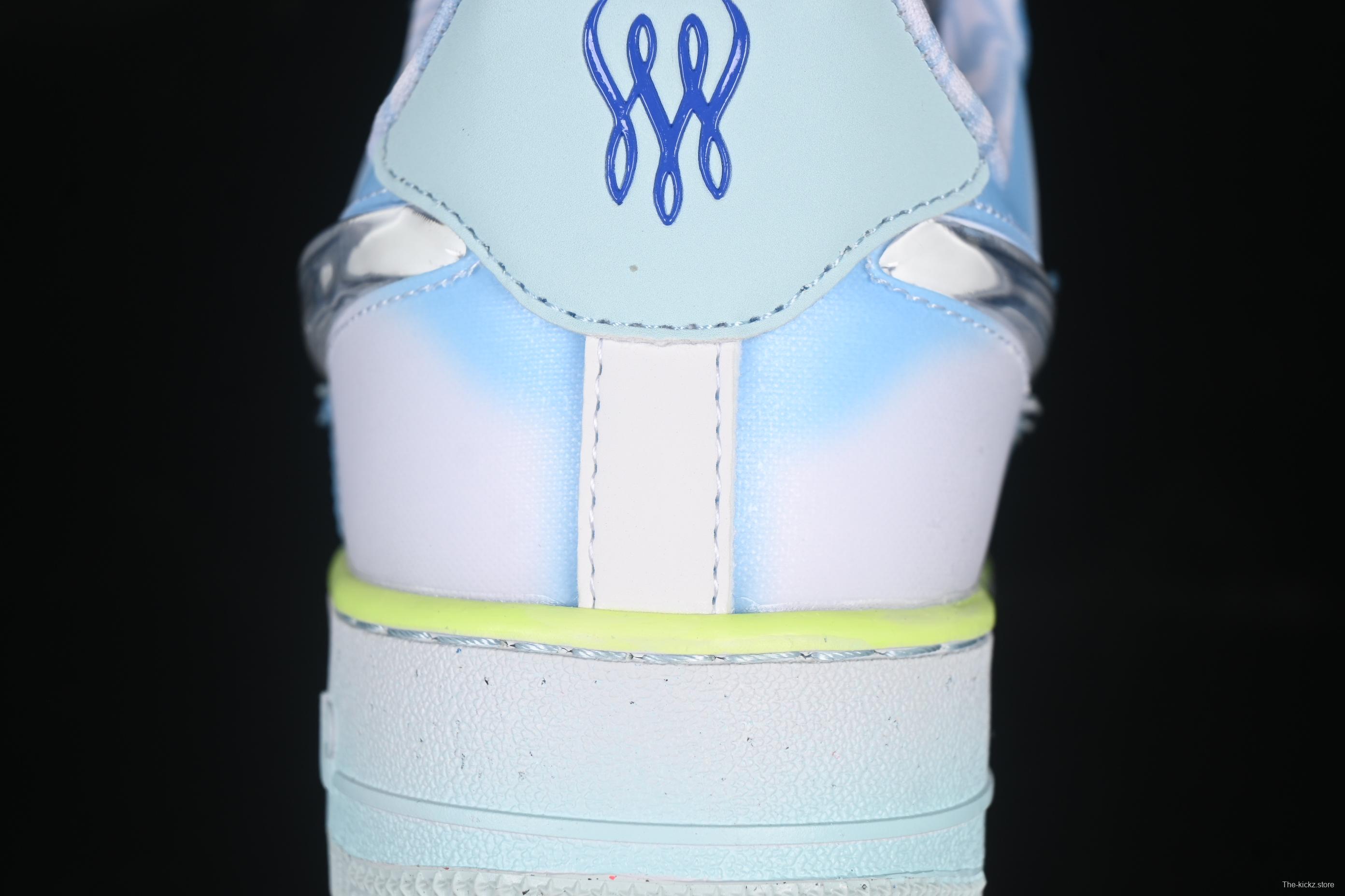 Nike Air Force 1'07 Low Jelly Blue Casual Sneakers - HJ4399-400
