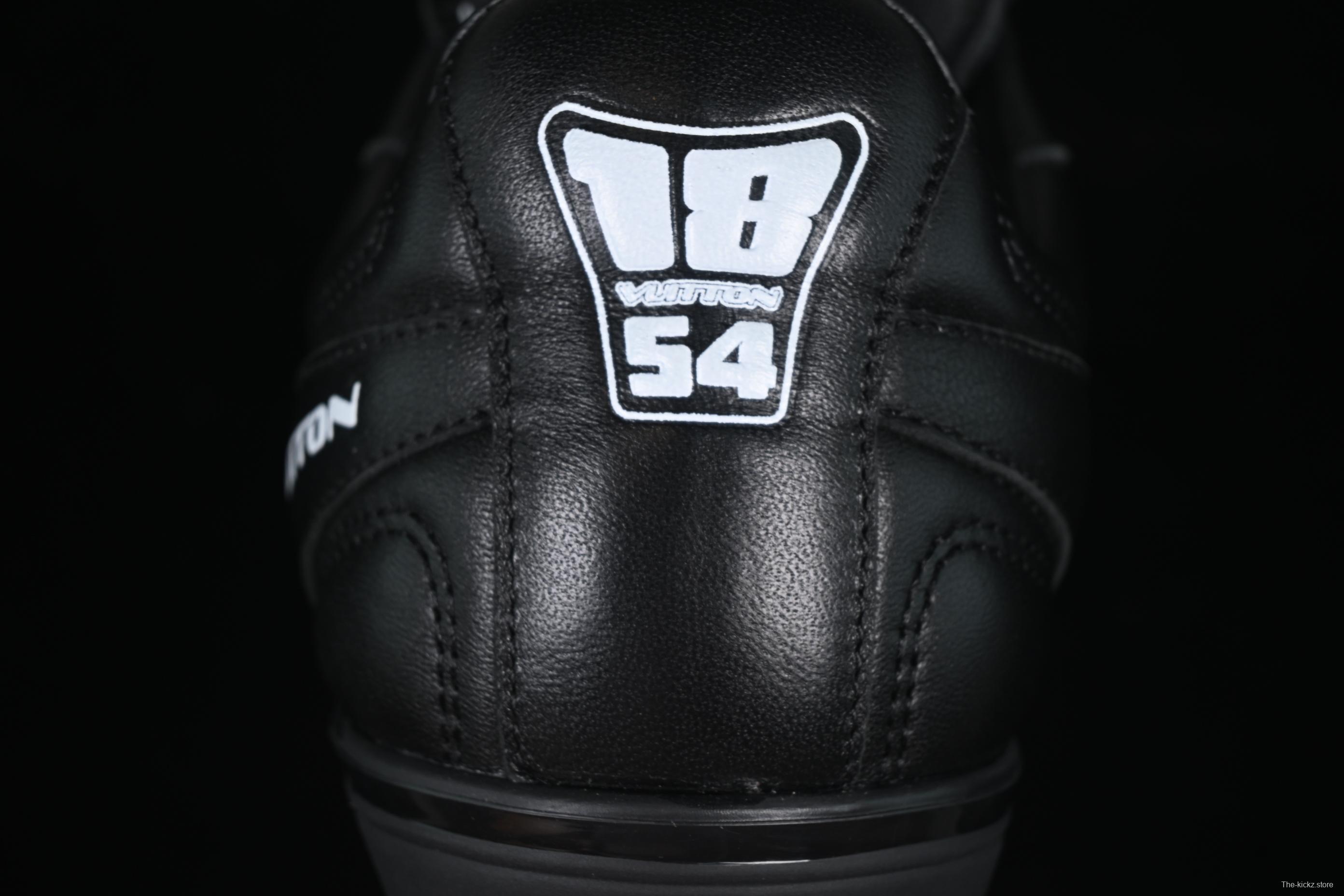 Louis Vuitton Footprint Soccer Low-Top Lifestyle Casual Shoes Round Toe Lace-Up - AJF6