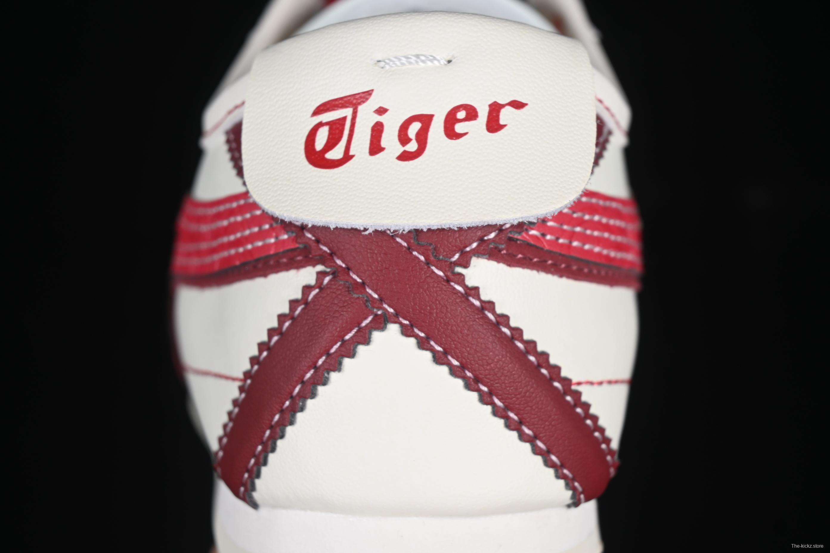 Onitsuka Tiger Mexico 66 Low-Top Leather Sneakers for Casual Running - 1183C391-100