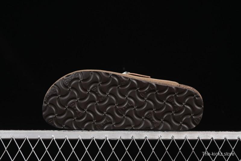 Birkenstock Arizona Soft Footbed Sandals with Suede Leather and Lambswool Lining - G.D4