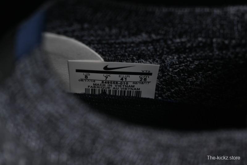 Nike Vapormax Flyknit Breathable Casual Running Shoes with Full-Length Air Cushion - 849558-010