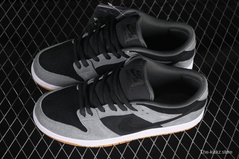 Nike SB Dunk Low Black Grey Low-Top Casual Skate Shoes - HF3063-001