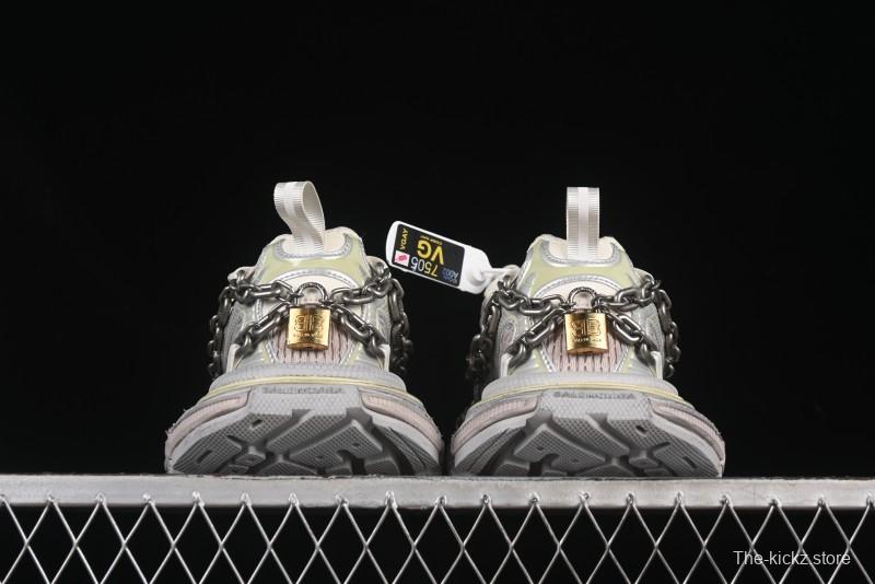 Balenciaga Phantom Sneaker 3XL Running Shoes with Transparent Heel Strap - W3XPL9182