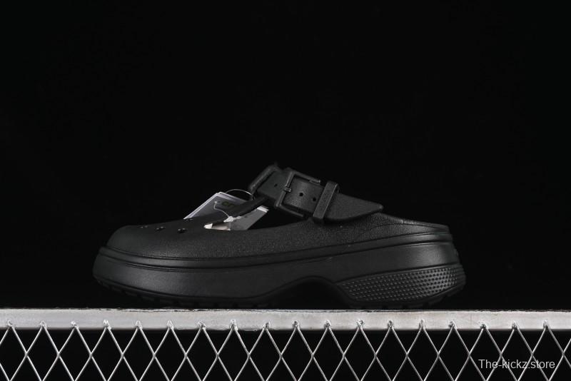 Crocs Mary Jane Classic Simple Casual Beach Clog Sandals - B.D4