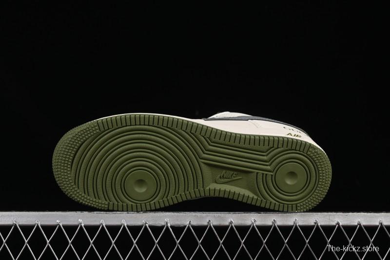 Nike Air Force 1'07 Low Gucci Collaboration Green Grey Pattern Casual Sneakers - XS1958-563