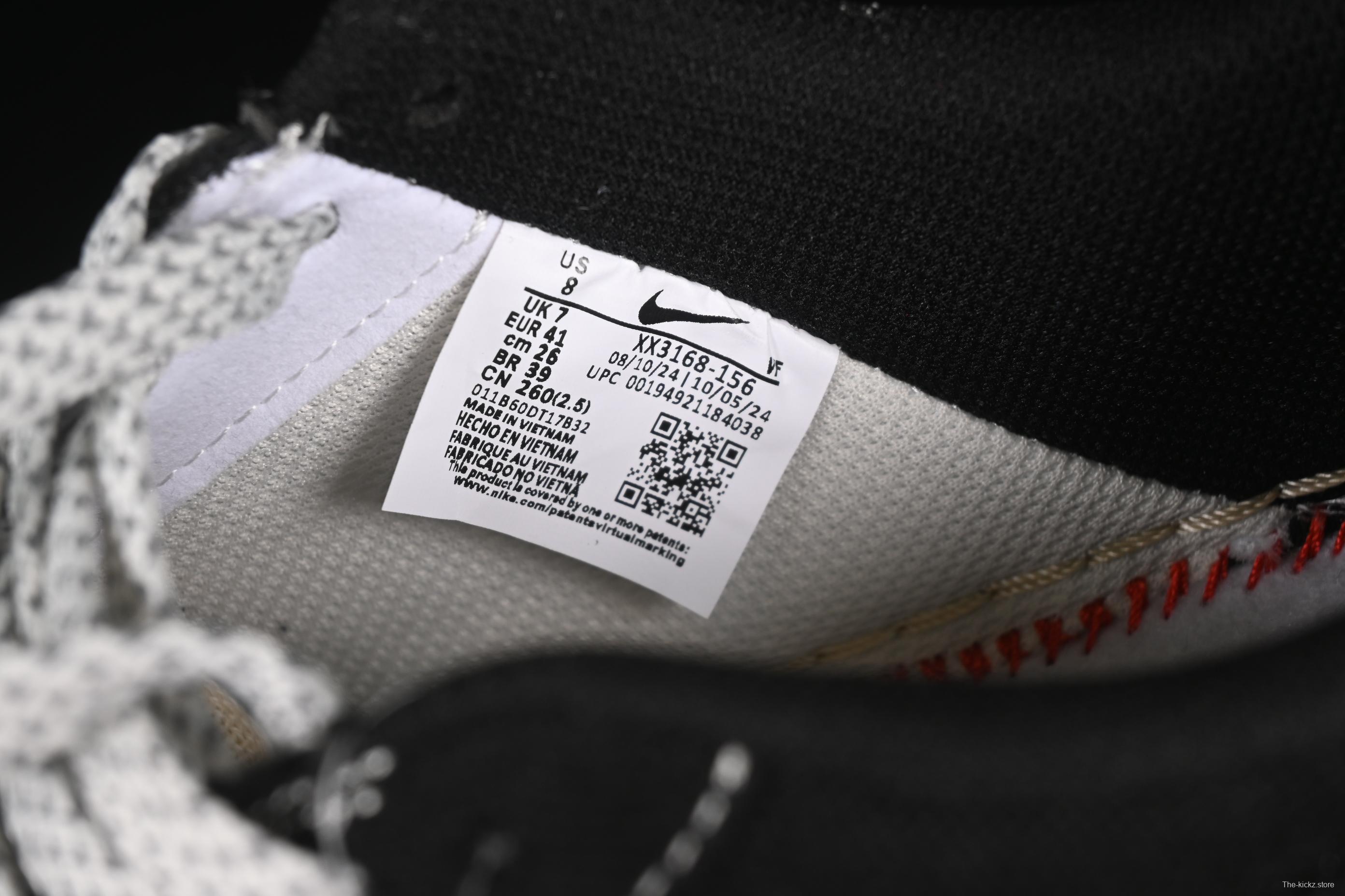 Nike Air Force 1 '07 Low Stussy Collaboration Beige Black Hemp Low-Top Casual Sneakers - XX3168-156