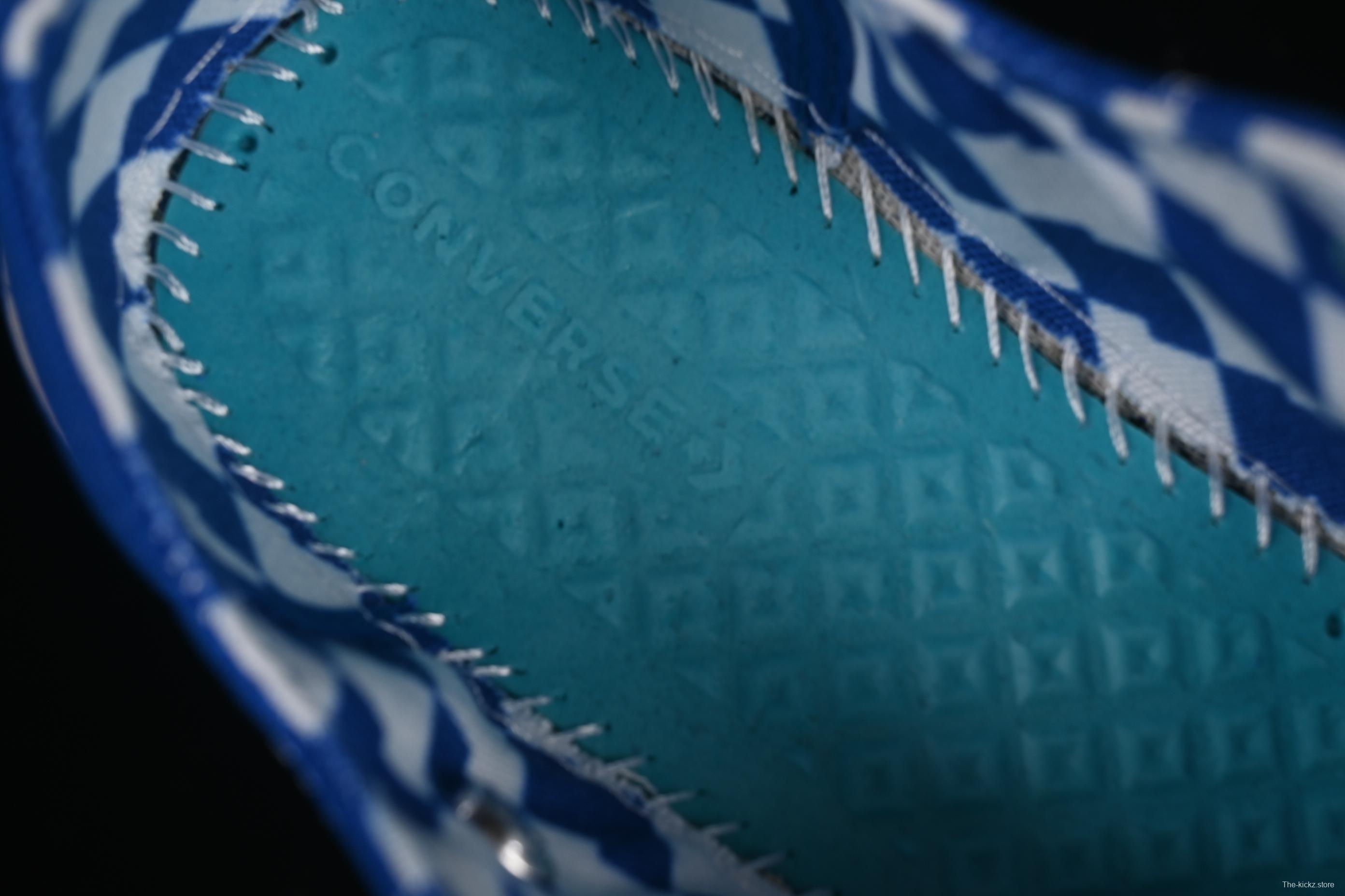 Ader Error x Converse Low Top Casual Canvas Sneakers with Special Pattern Print and Transparent Sole - A05352C