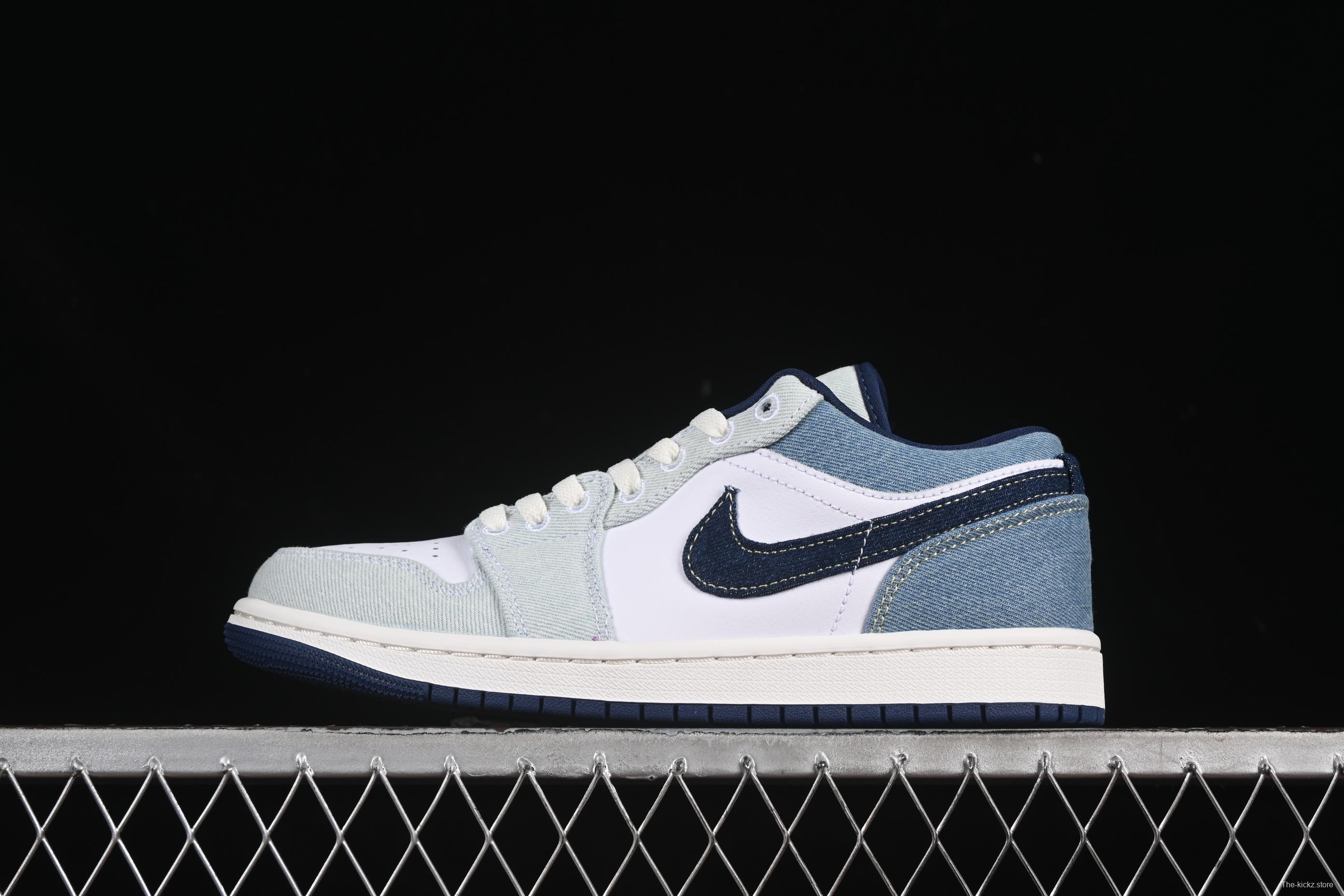 Nike Air Jordan 1 Low "Canadian Tuxedo" Basketball Shoes - IH0648-141