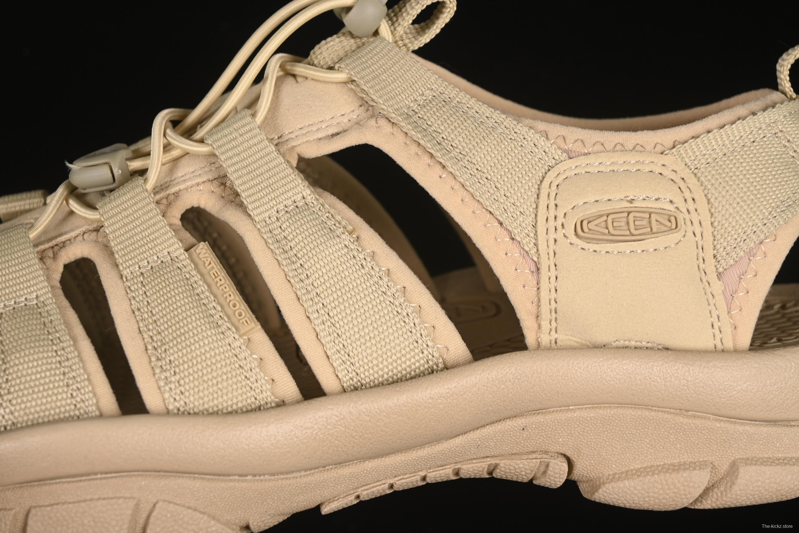 Keen Newport Summer Trendy Woven Stretch Water Hiking Outdoor Sandals - 1022258 Beige