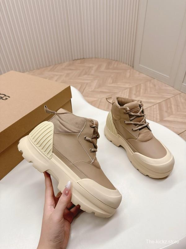 2024 Women UGG beige mesh leather Hiking Boot MJ00320