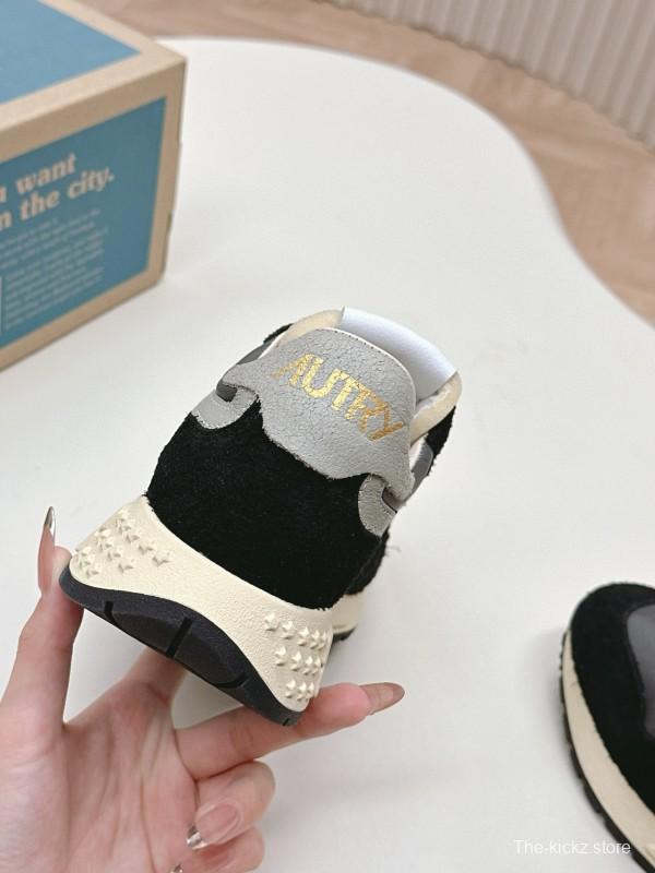 2024 Unisex Autry Black Grey White Leather Mesh Sneakers MJ00330