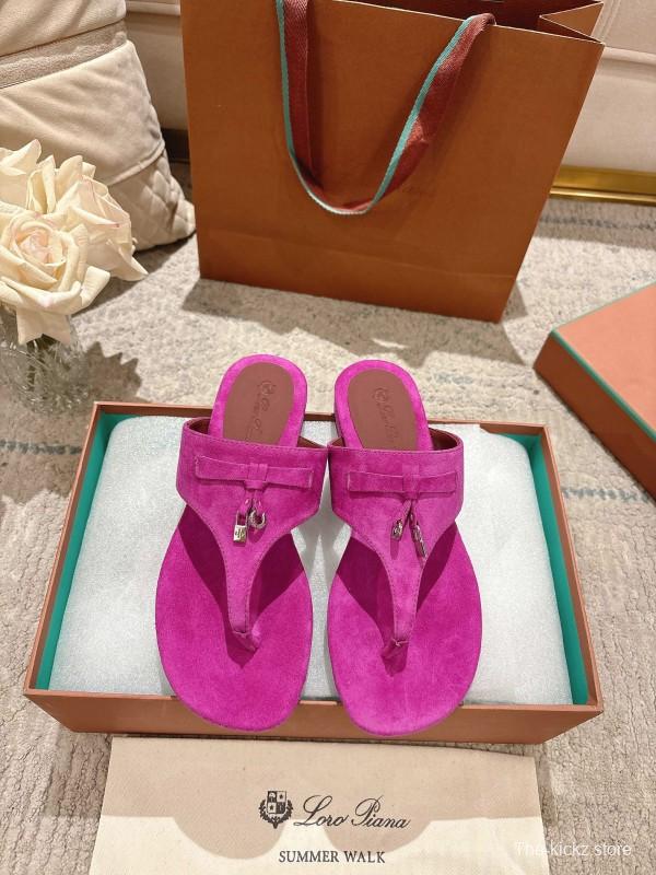 2025 Slippers Le Parmentier Pink Suede Slippers