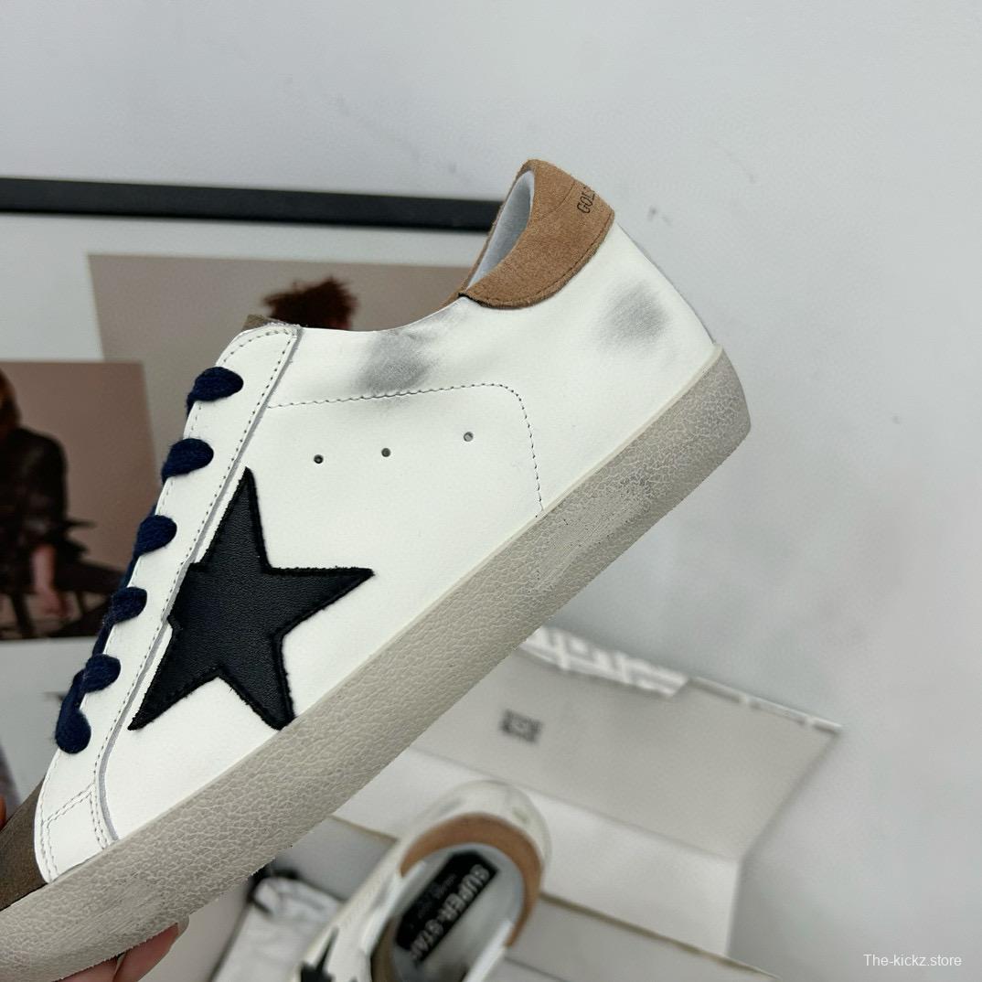 2025 Women GGDB White Black Suede Leather Sneakers