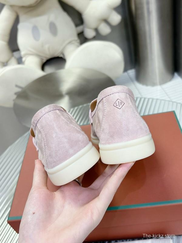 2024 Unisex LP Pink Suede Loafers MJ00270
