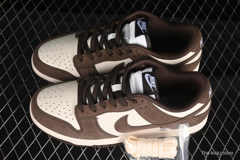 Nike SB Dunk Low White Mocha Low-Top Casual Skate Shoes - FQ8249-104
