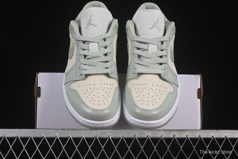 Nike Air Jordan 1 Low AJ1 Amber Green Low Top Casual Skate Shoes HF4078-100