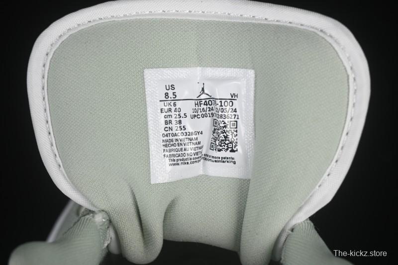 Nike Air Jordan 1 Low AJ1 Amber Green Low Top Casual Skate Shoes HF4078-100