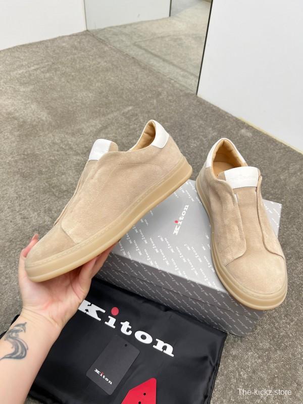 Kiton Men's Four Seasons Classic Casual Slip-On Loafer - AS00320