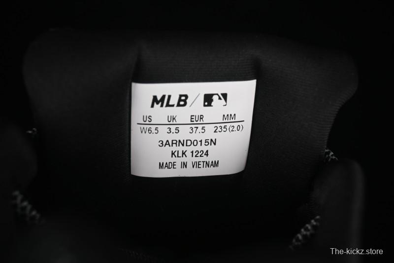 New York Yankees MLB Dome Runner Thick Sole Hollow Out Height Increasing Casual Running Shoes - 3ARND015N50BKS