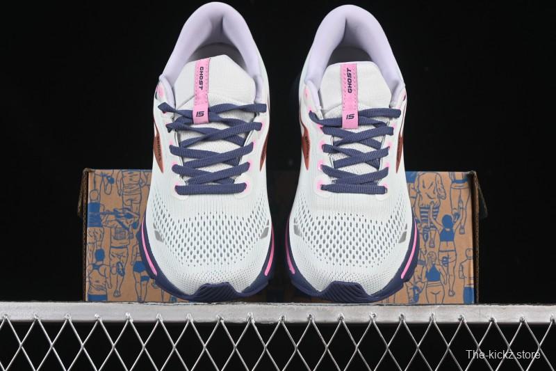 Brooks Ghost 15 Low-Cut Breathable Cushioned Support Casual Sports Running Shoes - 1203801B492