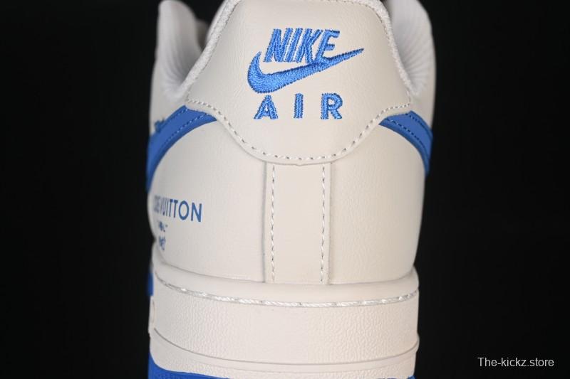 Nike Air Force 1 '07 Low LV Collaboration Mesh Panel Light Blue Low-Top Casual Sneakers - QW5836-025