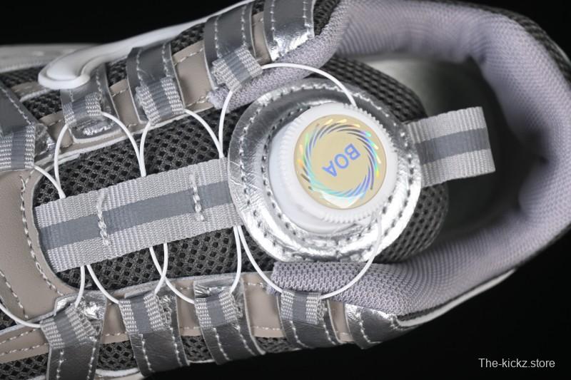 Nike P-6000 Retro Casual Sports Kids Shoes - Gray Green White Swoosh