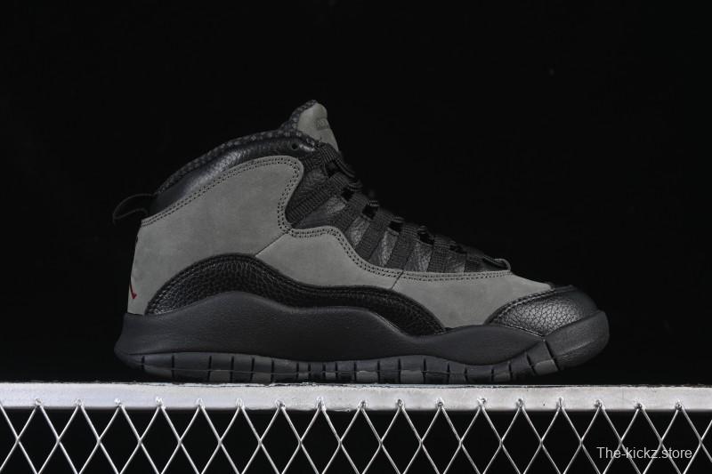 Nike Air Jordan 10 Retro Shadow Grey Basketball Shoes - HJ6779-001