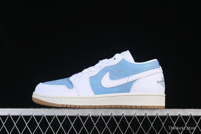 Nike Air Jordan 1 Low Denim Retro Basketball Shoes - HQ2004-400