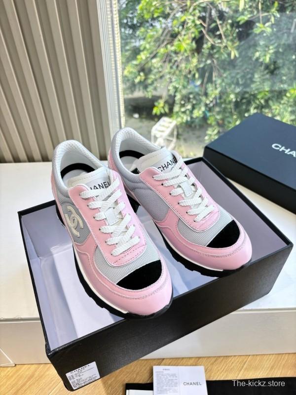 Chanel 2025/SS New Arrival High-Heel Two-Tone Casual Sneakers - KFY00320