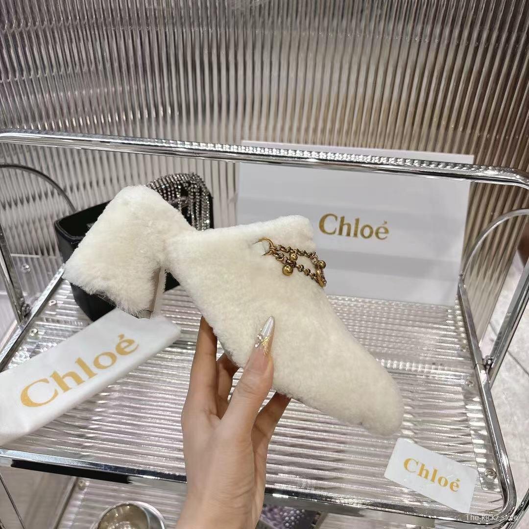Chloe 2025/SS Real Fur Slippers - LY00320