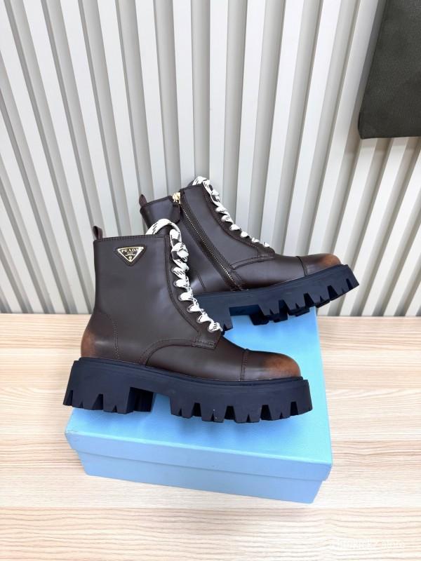 Prada 2025 SS Platform Martin Boots - LY0350