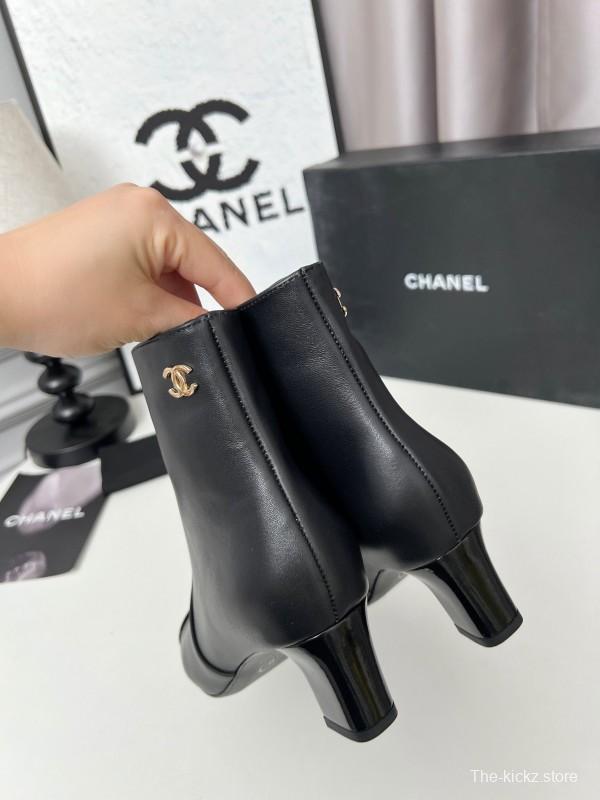 Chanel 2025 SS Double C Heel Fashion Boots - LY00370/LY00400