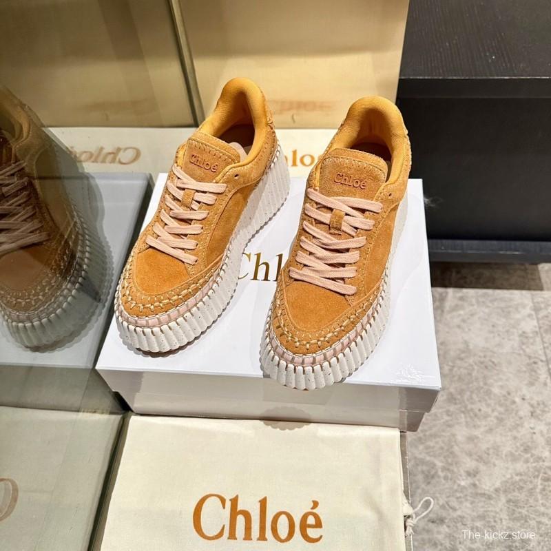 Chloe 2025/SS Hand-Stitched Casual Shoes - LY00350