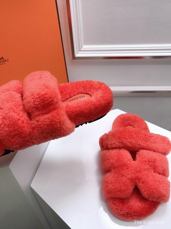 H Erijus Shoes Love Fur Slippers - LY00270